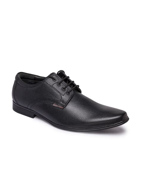 Buy Red Chief Men Black Genuine Leather Formal Derbys - Formal Shoes ...