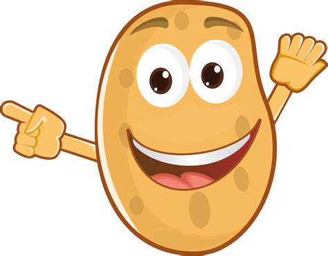 Potato clipart happy, Potato happy Transparent FREE for download on ...