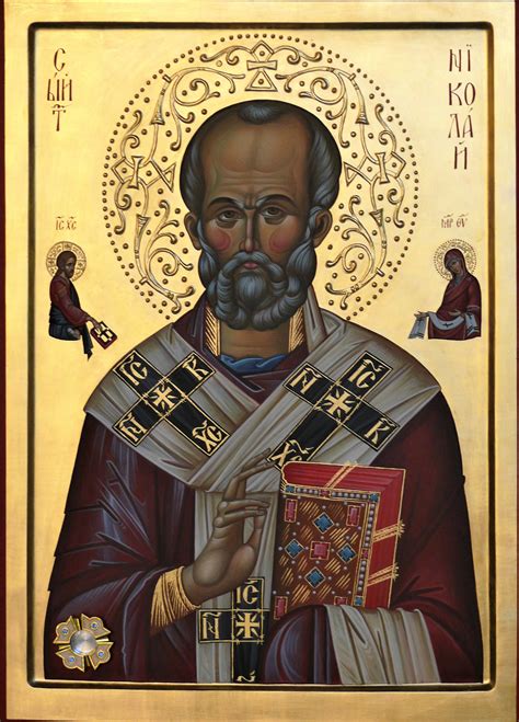 St Nicholas icon hand-painted by Georgi Chimev Orthodox Christianity ...