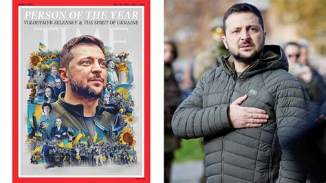 VOLODYMYR ZELENSKYY AND THE SPIRIT OF UKRAINE NAMED TIME'S 2022 PERSON ...