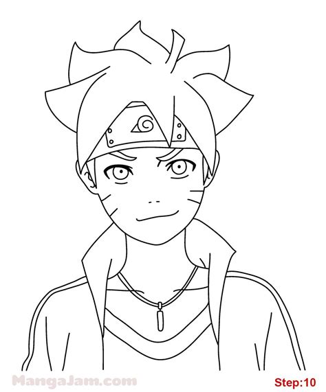 Let's learn how to draw Boruto Uzumaki from Naruto today! Boruto ...