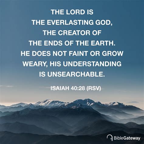 The Lord is the everlasting God | Encouraging scripture, Bible words ...