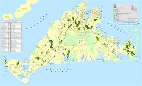 Martha's Vineyard Land Bank Commission - Martha's Vineyard Map ...