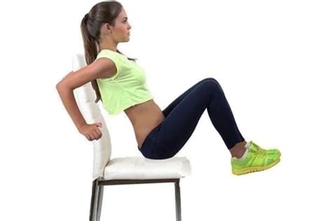 6 Exercises You Can Do While Sitting on a Chair to Have a Flat Stomach ...