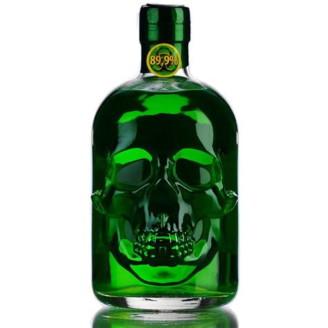 Absinthe Antitoxin Green Head Skull - 500ML - Jakarta Liquor