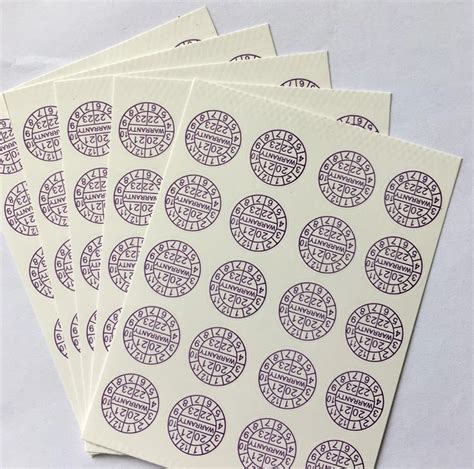 Generic Fragile Paper Tear-off Invalid Sealing Sticker, One-time ...