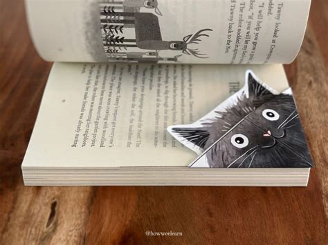 Halloween Origami Bookmark Black Cat Printable - How Wee Learn