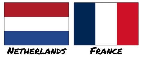 Comparing flags: Netherlands vs. Russia, France, Luxembourg and others ...