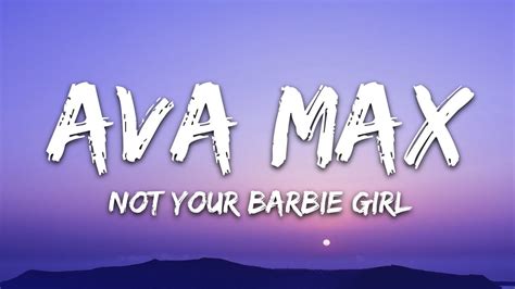 Ava Max - Not Your Barbie Girl (Lyrics) Chords - Chordify