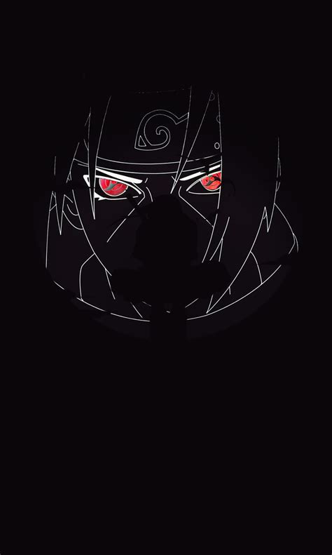 Itachi at the moon, dark, naruto, sharingan, uchiha, HD phone wallpaper ...