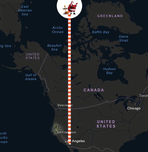 Santa's Trip from the North Pole - CVEP