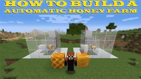 Minecraft AUTOMATIC BEE FARM Tutorial | Honey + Honeycomb Farm, Easy ...