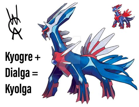 Kyolga - Legendary Pokemon Fusion by 1999olympian on DeviantArt