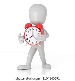 3d Man Clock 3d Rendering Stock Illustration 1104140891 | Shutterstock