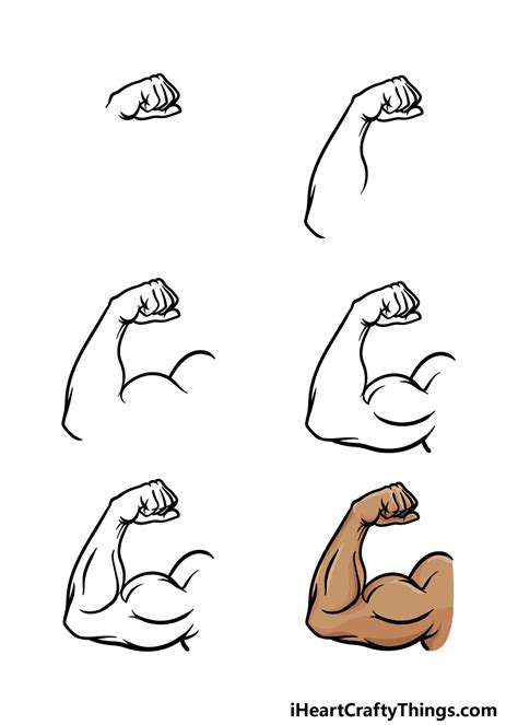 How To Draw A Muscular Arm - Loza Thatrated