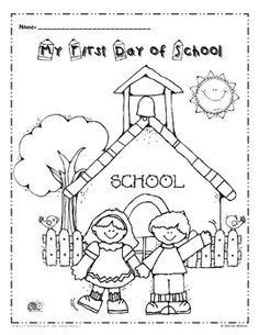 38+ Best pictures Preschool First Day Of School Coloring Pages : Back ...