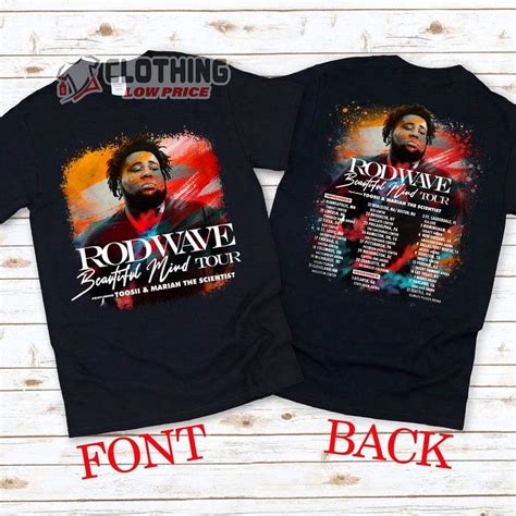 Rod Wave Beautiful Mind Tour 2022 Setlist Merch, Rod Wave Concert Dates ...