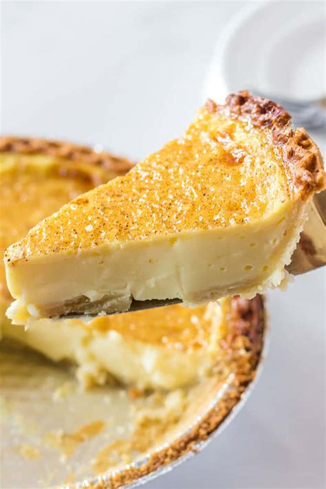 Easy Egg Custard Pie Recipe - Platter Talk