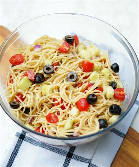 Easy Summer Spaghetti Salad Recipe