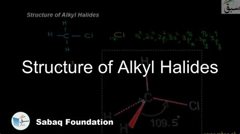 Alkyl Halide Structure