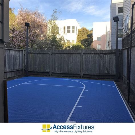 LED Lighting for Outdoor Basketball Court in San Francisco