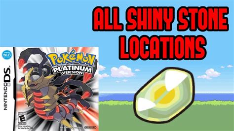 Shiny Stone Locations | Pokemon Platinum - YouTube