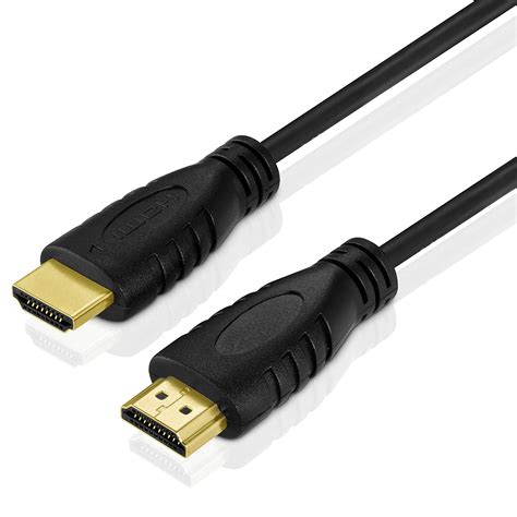 HDMI Cable[High Speed] - 6ft Gold Plated Connectors for TV PC ...