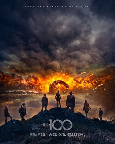 Who is on 'The 100' Season 4 Poster besides Clarke, Bellamy, and Raven?