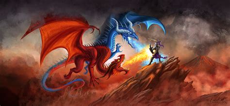 ArtStation - Two Headed Dragon