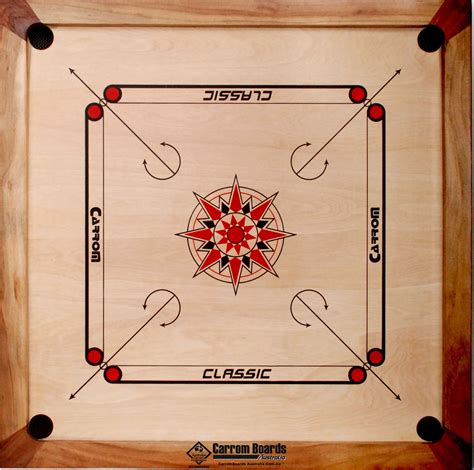 Carrom Board Full Size (CLASSIC) Complete with Playing Accessories ...