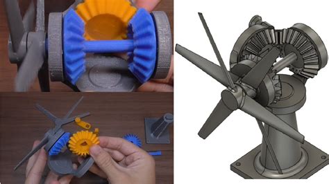 3D Print Timelapse Build: Contra-rotating Propeller Model - YouTube