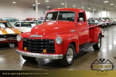 1950 Chevrolet 3600 Pickup Truck Red Pickup Truck 56129 Miles for sale