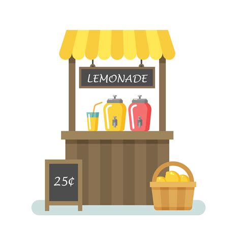 Lemonade Stand Clipart Free - Free Lemonade Stand Vector - Download ...