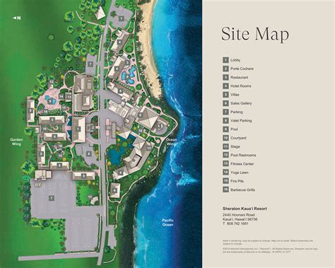 Sheraton Kauai Resort Map - Hiking In Map