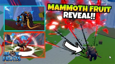 Blox Fruits Update 20! Mammoth Showcase! - YouTube