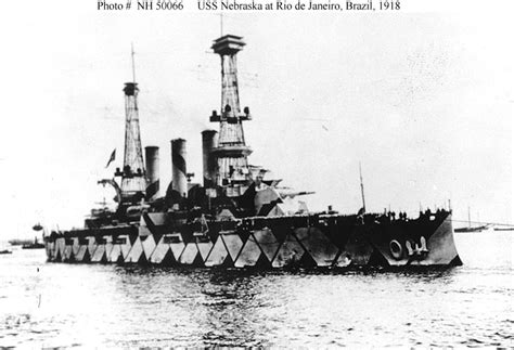 Battleship Photo Index BB-14 USS NEBRASKA