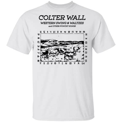 Colter Wall Merch Colter Wall Western Swing Waltzes Album Shirt ...