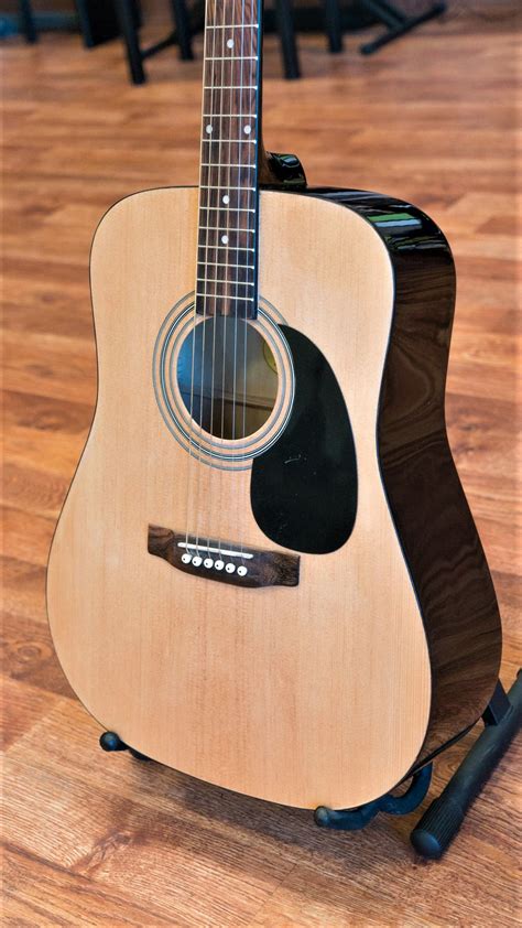 Squier by Fender SA-50 Acoustic Guitar - Natural 885978373628 | eBay