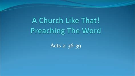 Preaching the Word! - Logos Sermons