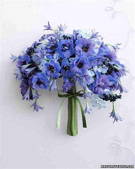 Blue and Lavender Wedding Flowers | Martha Stewart Weddings