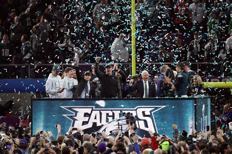 The Eagles won the Super Bowl. The Eagles. Won. The. Super Bowl.