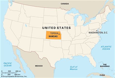 Topeka Kansas Map Usa - Eadith Madelaine