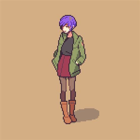 by Camila Gormaz @Burasto | Pixel art characters, Anime pixel art ...