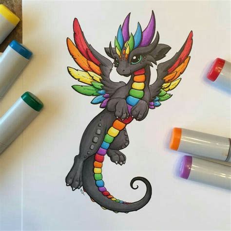 Pin by Arabella Svarta on animes animals | Cute dragon drawing, Dragon ...