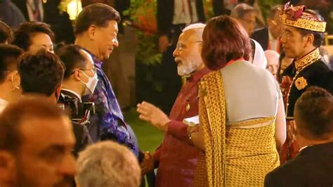 G20 summit | PM Modi, Chinese President Xi shake hands at side event at ...