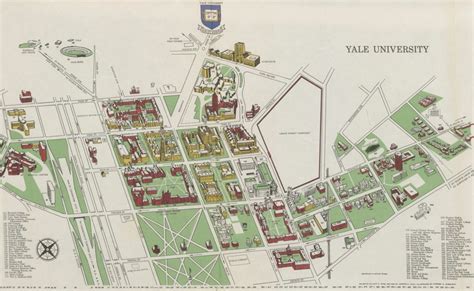 Guide to Yale University map · Yale University Library Online Exhibitions