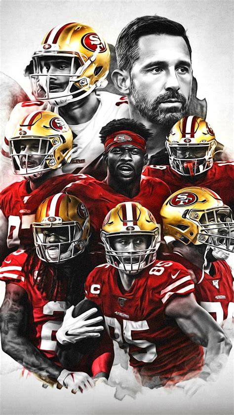 Download San Francisco Players Poster 49ers iPhone Wallpaper ...