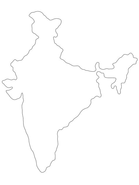 India Map Outline