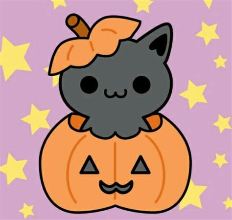 Kitty in pumpkin | Cute halloween drawings, Halloween drawings, Easy ...