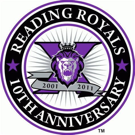 Reading Royals Logo - Anniversary Logo - ECHL (ECHL) - Chris Creamer's ...